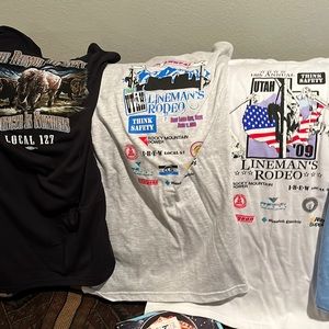 3 NWT Lineman’s T shirts XL